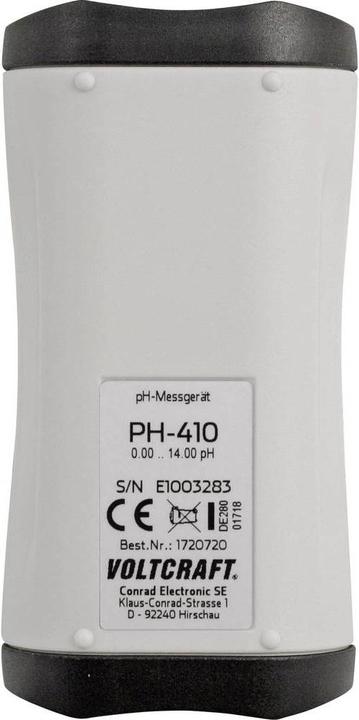 Actual product image Voltcraft pH meter PH-410 incl. protective bag TG-400