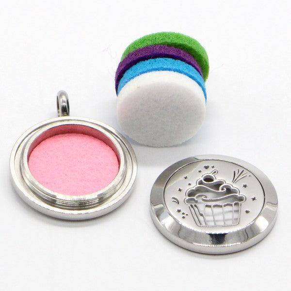 Immagine prodotto Zen Arôme Collana di gioielli per profumi con ciondolo No.55 per olio essenziale, profumo (Acciaio inossidabile, Cuoio)