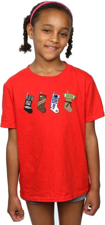 Image du produit Star Wars - T-shirt CHRISTMAS STOCKINGS - Fille (116)