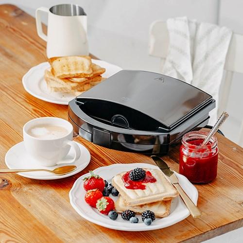 Image du produit Adler Machine à sandwich | AD 3069 | 750 W | Nombre de plaques 1 | Noir (Prise UE)