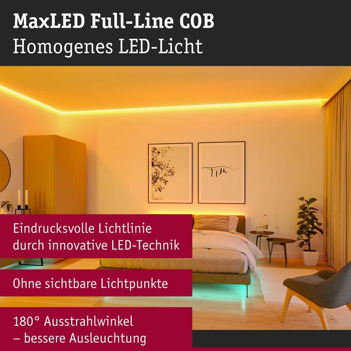 Actual product image Paulmann MaxLED 1000 Full-Line COB Stripe Set (RGBW, 300 cm, Indoor)