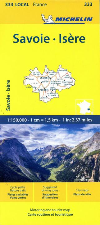 Produktbild Michelin Isere Savoie - Local Map 333