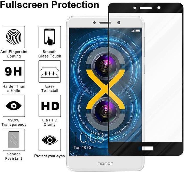 Produktbild Cadorabo Vollbild Displayschutzglas (1 Stück, Honor 6X, Huawei Mate 9 Lite)
