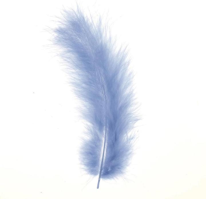 Produktbild Glorex Marabu-Federn hellblau