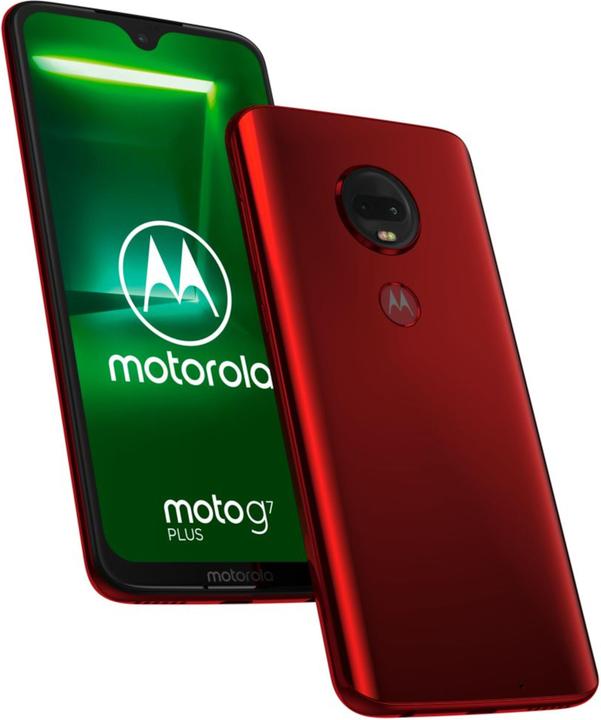 Produktbild Motorola Moto G7 Plus (64 GB, Red, 6.20", Dual SIM + SD, 16 Mpx, 4G)
