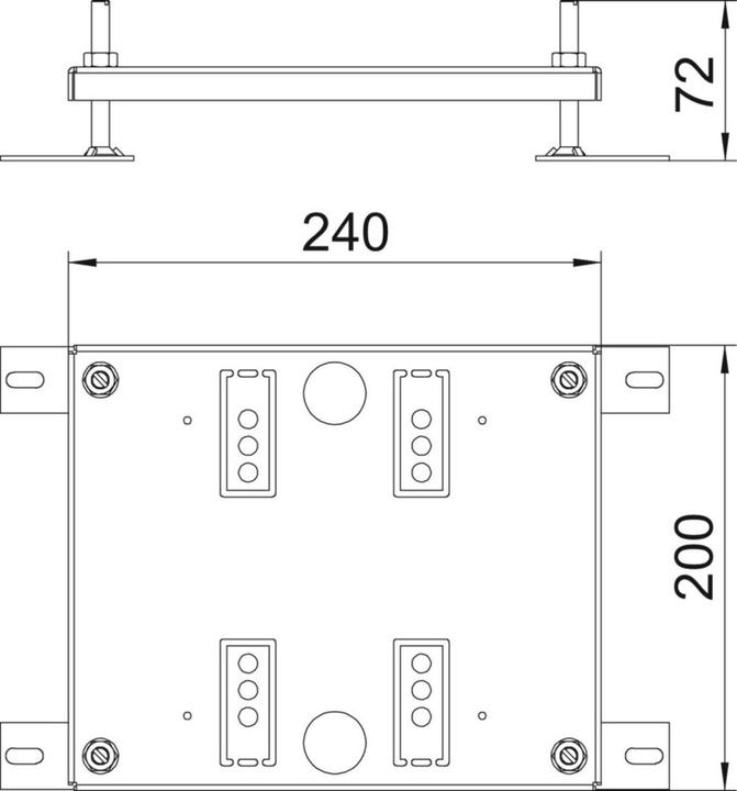 Image du produit OBO Bettermann OBO HE60 UDHOME4 Extension de hauteur pour UDHome4 240x200x15 band (Divers)
