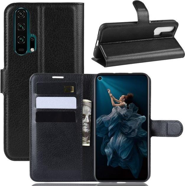 Productafbeelding MU Classic Litchi Leren Boekomslag Serie (Honor 20 Pro)