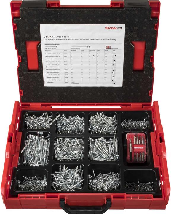 Produktbild Fischer PowerFast II L-Boxx 102 (1.801) (1801 Schrauben pro Stück)