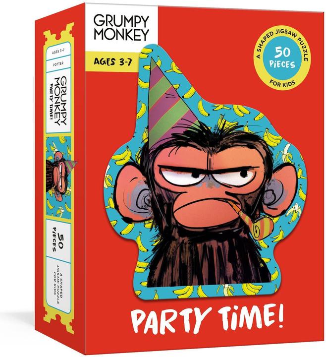 Produktbild Grumpy Monkey Party Time! Puzzle: A 50-Piece Shaped Jigsaw Puzzle: A Puzzle for Kids (50 Teile)