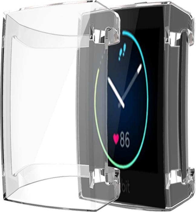 Productafbeelding Cover-Discount Fitbit Charge 4 - Rubberen beschermhoesje transparant