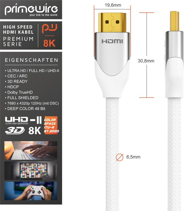 Actual product image Primewire HDMI – HDMI (5 m, HDMI)