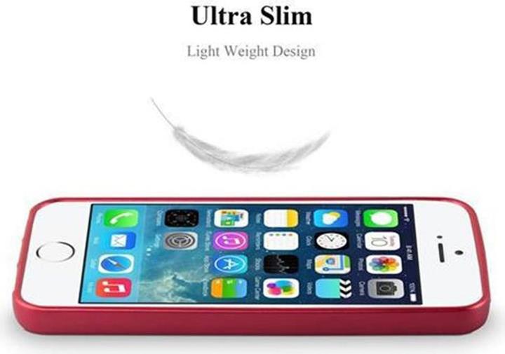 Actual product image Cadorabo TPU Matt Metallic Cover (Apple iPhone 5)