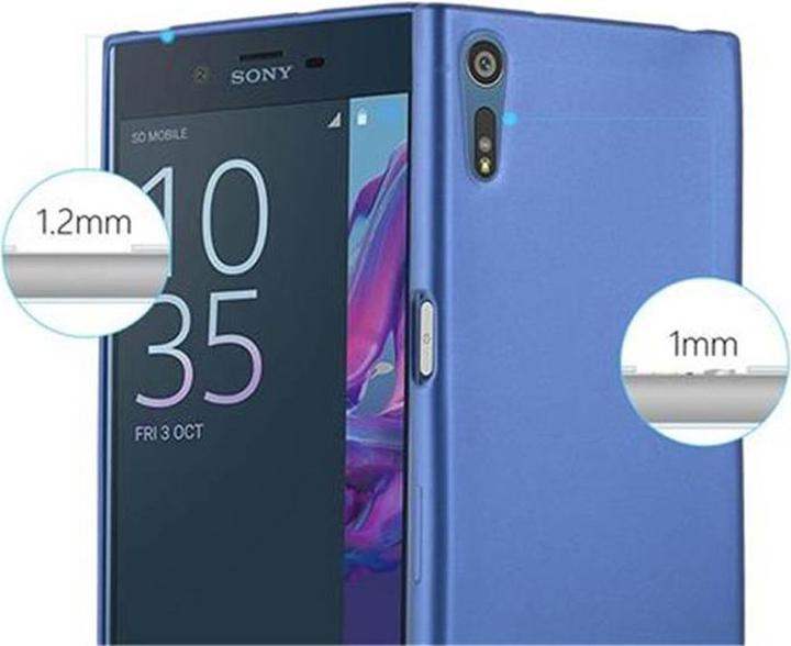 Image du produit Cadorabo Couverture métallique mate TPU (Sony Xperia XZ)