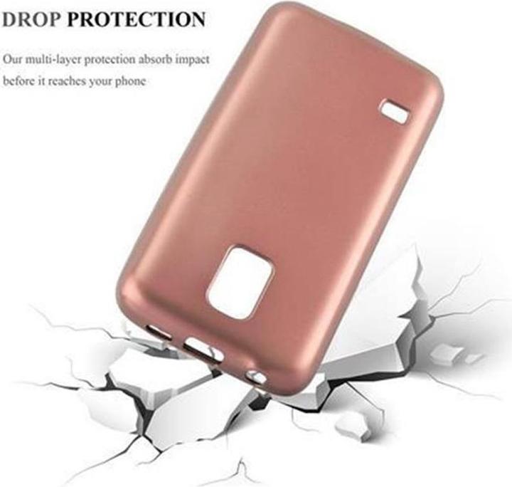 Image du produit Cadorabo Couverture métallique mate TPU (Samsung Galaxy S5, Samsung Galaxy S5 Neo)