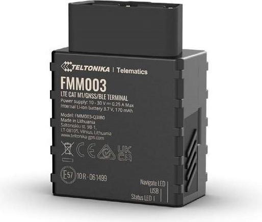 Actual product image Teltonika FMM003 - Plug and Play Tracker, LTE Cat. M1