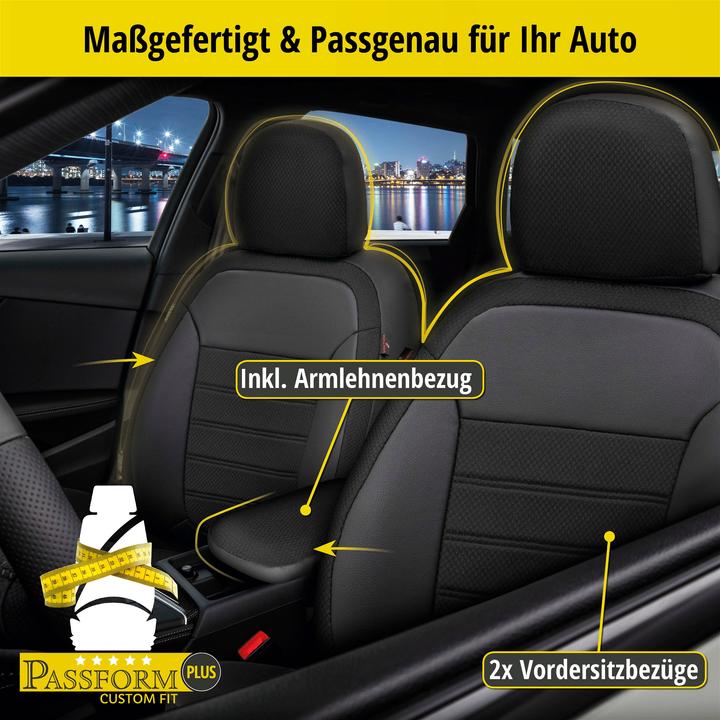 Immagine prodotto Walser Coprisedili per Audi A6 Avant (4G5, 4GD, C7) 05/2011-09/2018, 2 coprisedili singoli