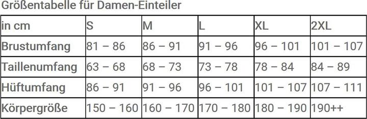 Nährwerte und Zutaten Aropec TriSuit Lion Women (XL)