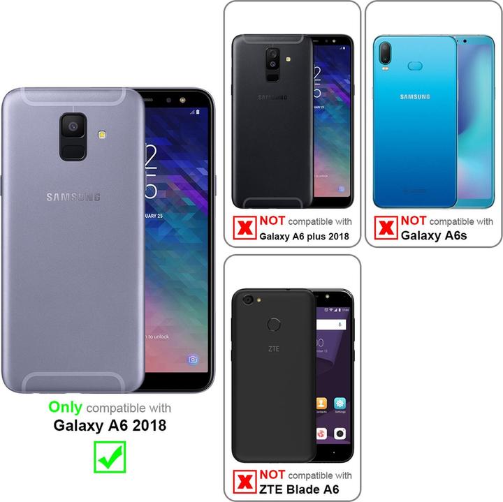 Productafbeelding Cadorabo TPU 2 kleuren glasdekking (Samsung Galaxy J6 (2018))