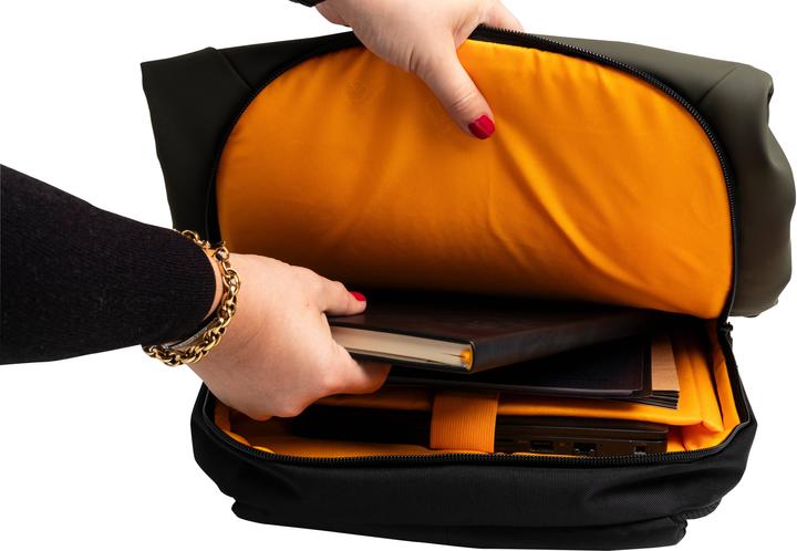 Actual product image Exacompta Sac à dos ordinateur Exactive Young 2 compartiments - Kaki (18 l)