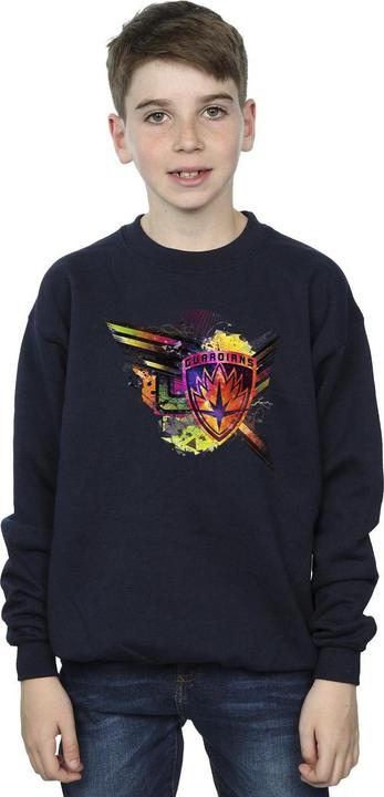 Produktbild Guardians Of The Galaxy Abstract Shield Chest Sweatshirt Jungen (140, 146)