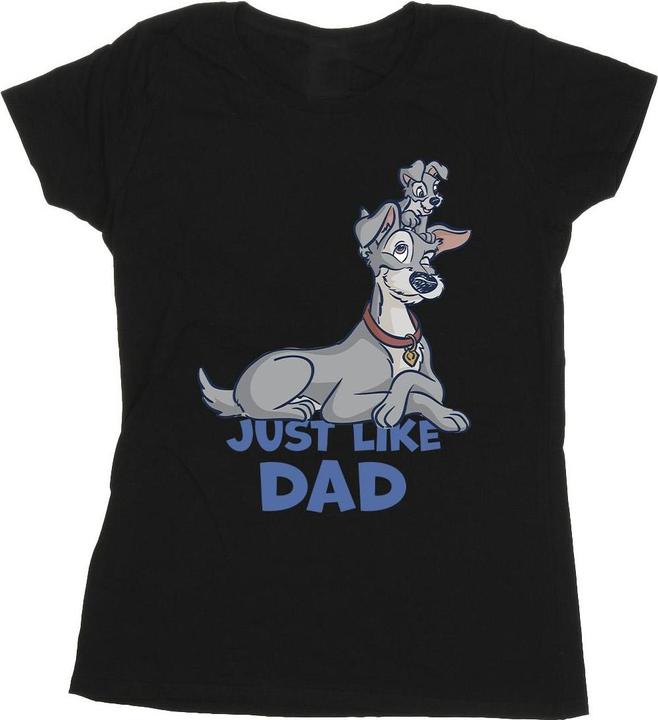 Immagine prodotto Disney Lady And The Tramp Just Like Dad Maglietta Donna (M)