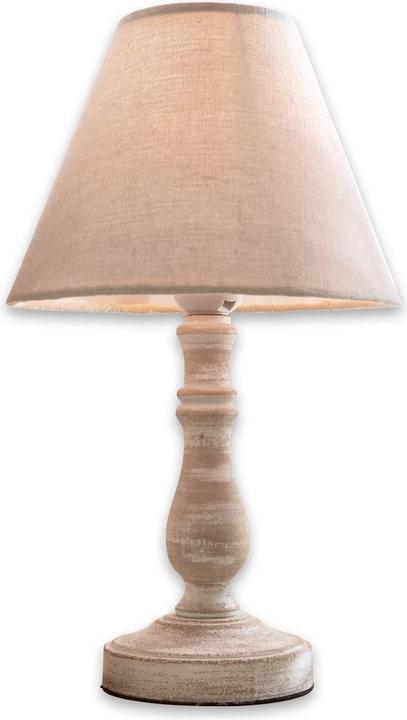 Produktbild Loberon Tischlampe Kayenta leinen/antikweiss (E27)