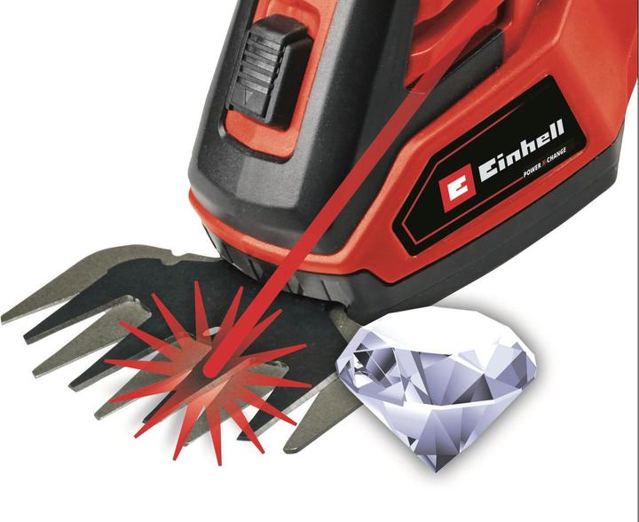 Immagine prodotto Einhell Cesoie per erba e arbusti a batteria 18 V GE-CG 18/100 LiT Power X-Change (Tagliasiepi a batteria)