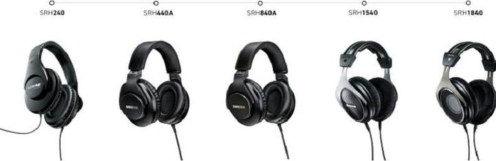 Immagine prodotto Shure SRH-840A-EFS (Nessuna soppressione del rumore, Cablato)