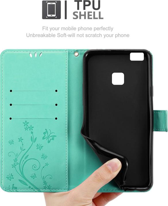 Productafbeelding Cadorabo Bloemen Boekomslag (Huawei G9 Lite)