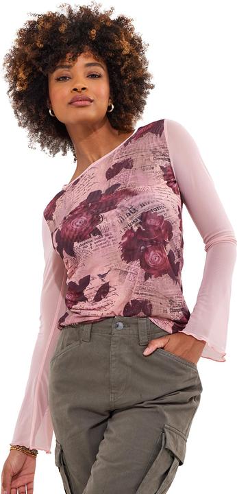 Image du produit Joe Browns Rose and Script Mesh Top (44)