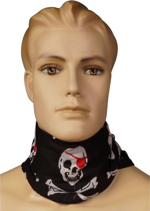 Actual product image Bestsaller Pirate neckerchief black/white/red