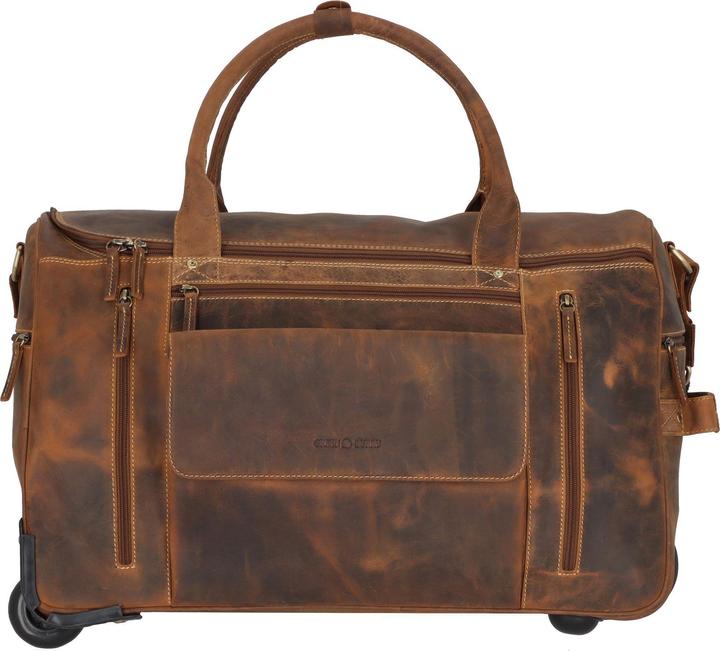Immagine prodotto Greenburry Borsa da viaggio vintage Traveller con ruote 1736 (46 l)