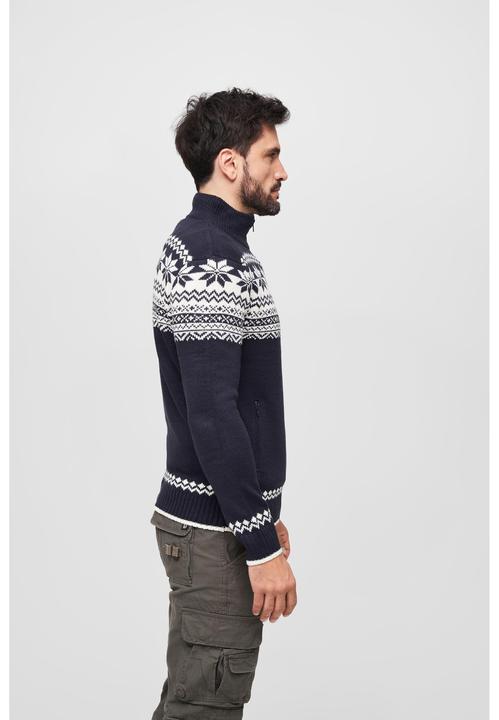 Produktbild Brandit Norwegian Strickjacke Grösse L Farbe Navy (L)