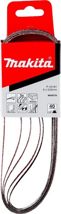 Produktbild Makita Schleifbänder 6 x 533 mm (40)
