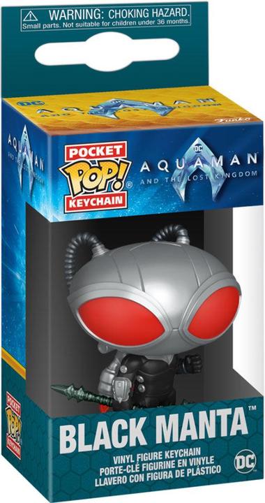 Produktbild Funko Aquaman and the Lost Kingdom POP! Vinyl Schlüsselanhänger 4 cm Black Manta Display (12)