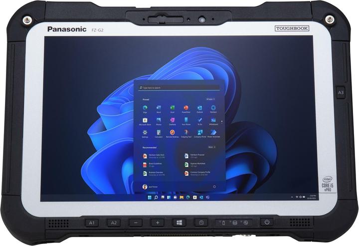 Produktbild Panasonic Tablet Toughbook G2 mk2 (FZ-G2) 4G/LTE 512 GB Schwarz/Weiss (4G, 10.10", 512 GB, Schwarz, Weiss)