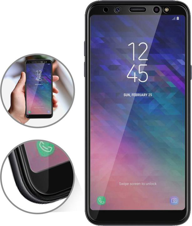 Image du produit Avizar Protection d'écran Edge to Edge, film d'affichage (1 pièce(s), Samsung Galaxy A6)