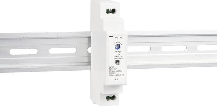Immagine prodotto Tru Components DPH-24015 Hutschienen-Netzteil (DIN-Rail) 24 V/DC 0.625 A 15 W A