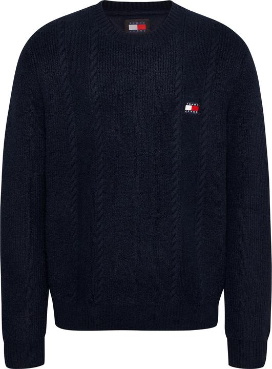 Actual product image Tommy Hilfiger Slim Fit Trui Gebreid - Donkerblauw - Maat XL (XL)