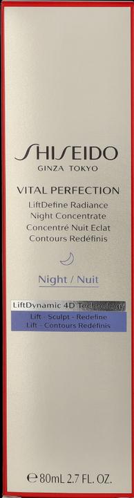 Immagine prodotto Shiseido VITAL PERFECTION LiftDefine Radiance Concentrato Notte (80 ml)