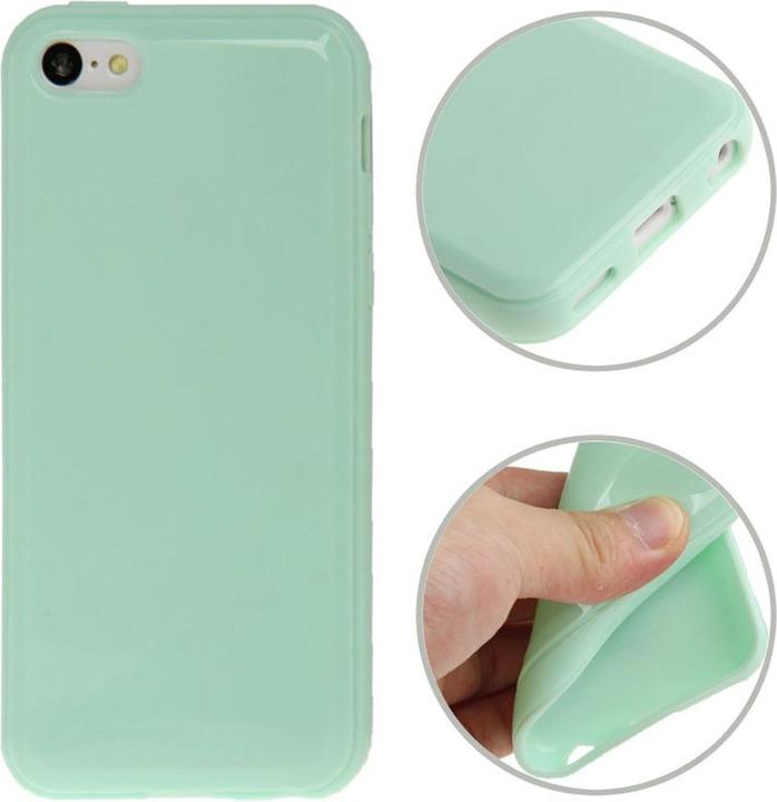 Produktbild König Design Schutzhülle TPU für Handy Apple iPhone 5C hellgrün (Apple iPhone 5c)