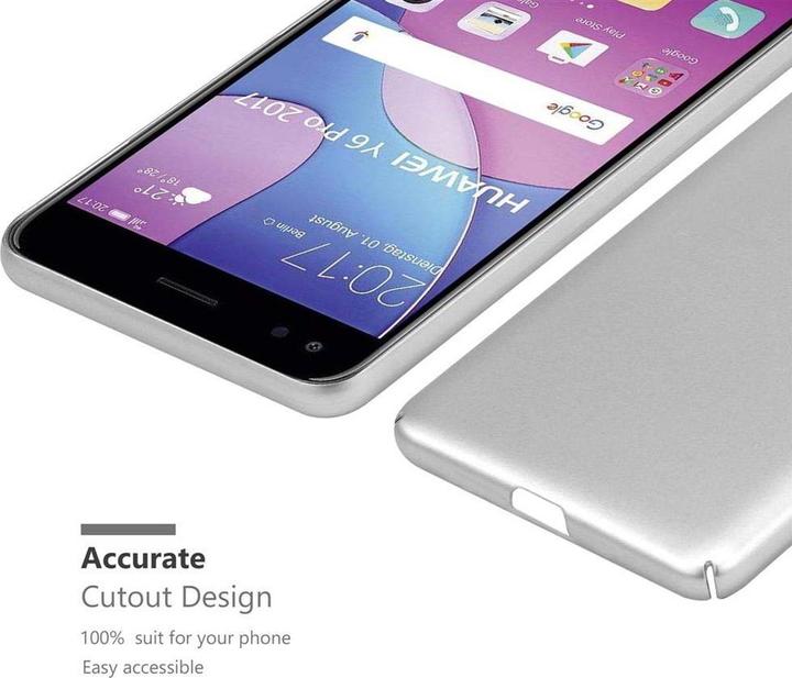 Produktbild Cadorabo Hard Cover Matt Metall Cover (Huawei Y6 Pro (2017))