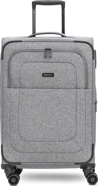 Redolz Essentials 12 MEDIUM 4-Rollen Trolley 67 cm mit Dehnfalte (61 l, L (90 - 115l))