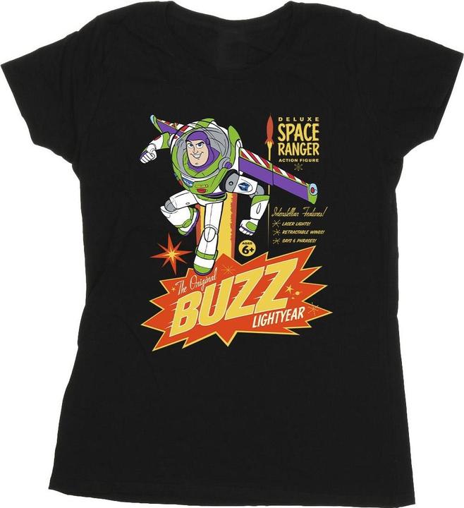 Actual product image Disney Womens/Ladies Toy Story Buzz Lightyear Space Cotton T-Shirt (M)