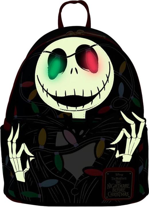 Produktbild Loungefly Nightmare before Christmas by Mini-Rucksack Jack Light Up