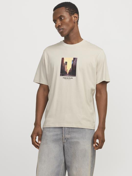 Actual product image Jack & Jones Jorvesterbro Picture Tee Ss Crew Neck Sn (L)
