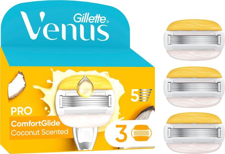 Produktbild Gillette Venus Comfortglide Ersatzklingen für den Damenrasierer Coconut plus Olay 3 Klingen (3 x)