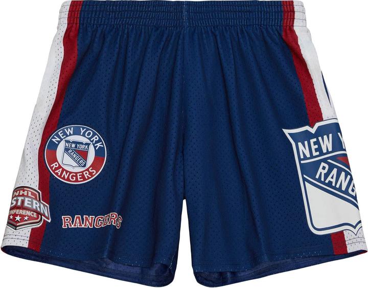 Produktbild Mitchell & Ness M&N NHL New York Rangers Hometown Basketball Shorts - S (S)