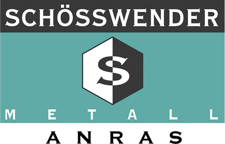 Produktbild Schösswender Langbänder ohne Kegel, Kröpfung 15 mm, 615 mm, Schmiedeeisen verzinkt geschwärzt