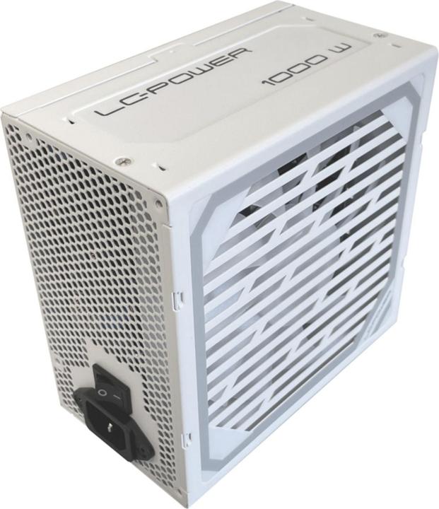 Image du produit LC-Power Bloc d'alimentation 1000W LC1000MW Modular V3.1 (80+Gold)white (1000 W)